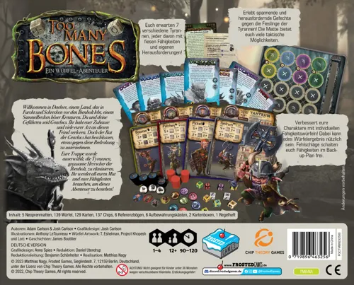 Bild von 'Too Many Bones (deutsche Ausgabe)'